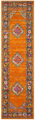 Safavieh Madison MAD133D 2'3" x 6'0" Runner Orange / Fuchsia Area Rug