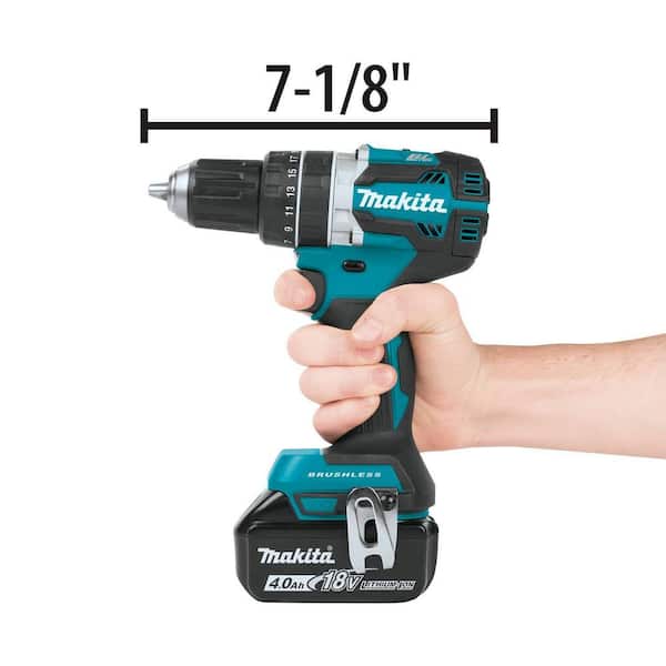 18V LXT Lithium-Ion Brushless Cordless Hammer Drill and Impact Driver Combo Kit (2-Tool) w/ (2) 4Ah Batteries. Bag