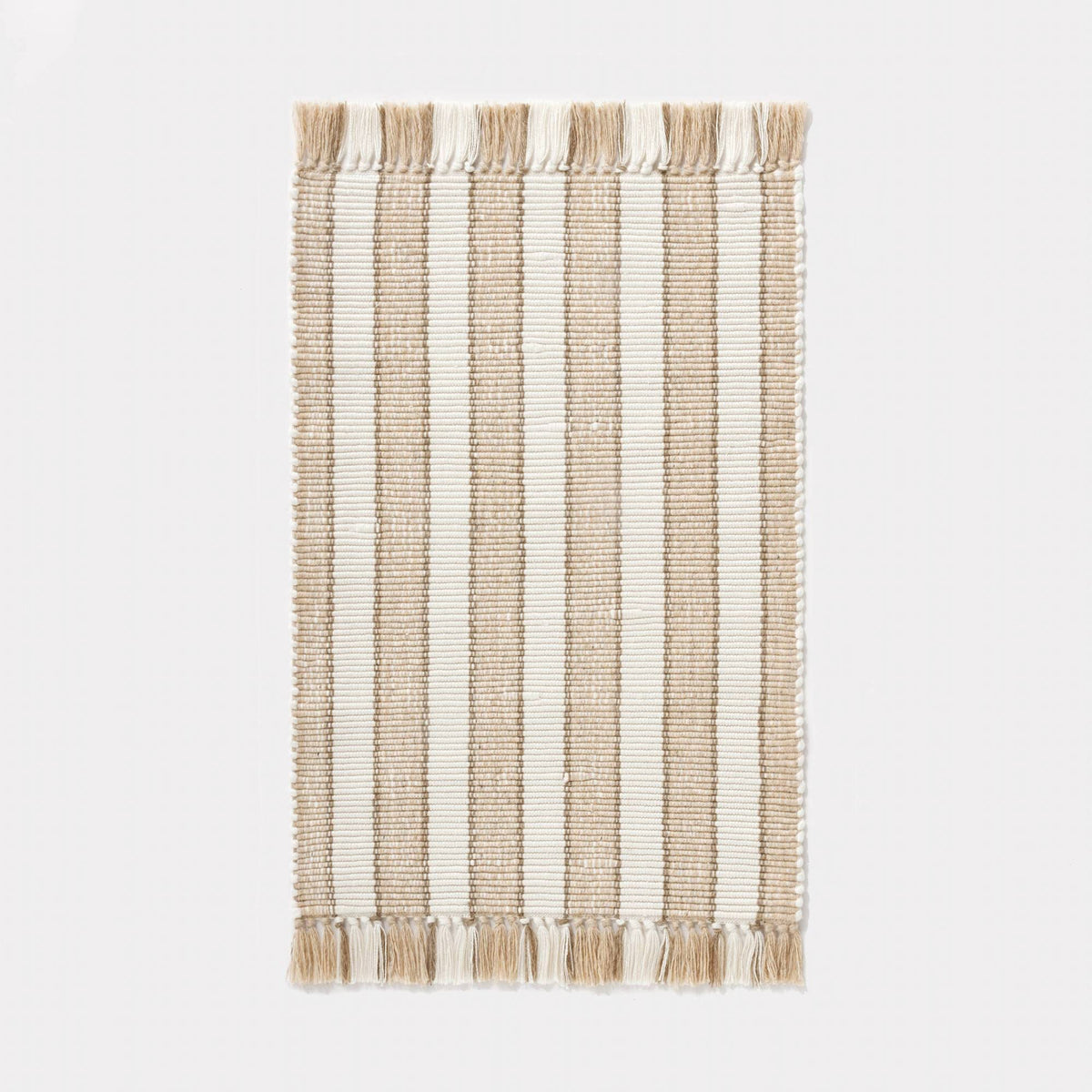 25"x38" Handloom Striped Indoor/Outdoor Accent Rug Natural - Threshold Designed with Studio McGee