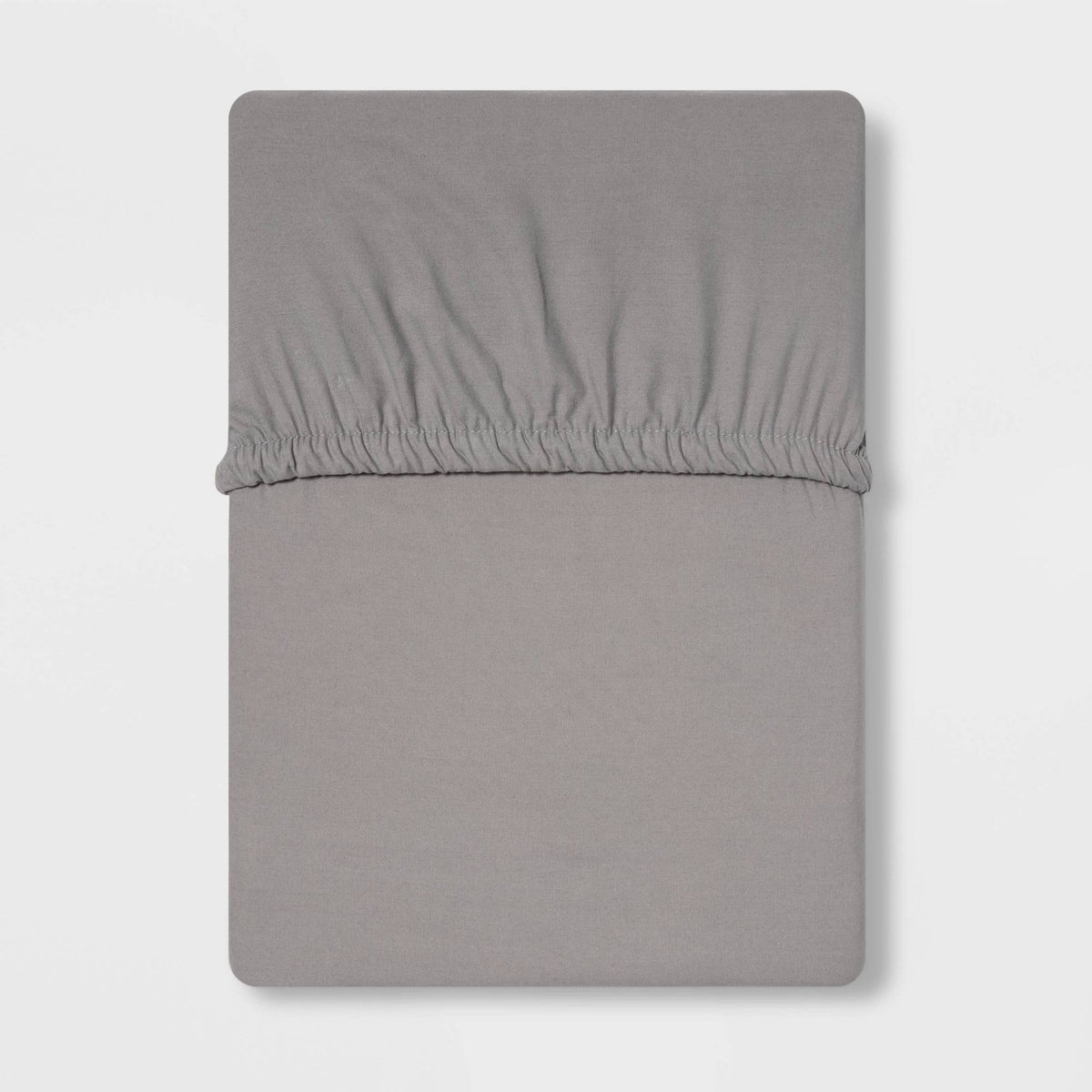 Twin 300 Thread Count Ultra Soft Fitted Sheet Gray - Threshold
