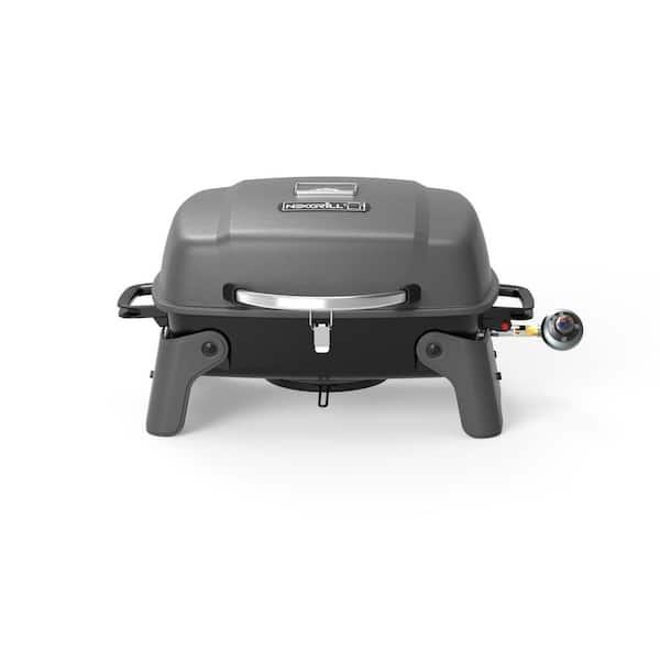 1-Burner Portable Propane Gas Table Top Grill in Black