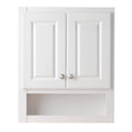 Style Selections 23.25-in W x 28-in H x 7-in D White Bathroom Wall Cabinet TT210