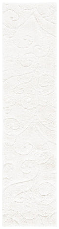 Safavieh Florida Shag SG455-1111 Creme Rug 2'3" x 9' Runner