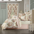 Royal Court Estelle Coral Comforter Set - Queen
