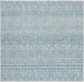Safavieh Outdoor Cy8196-37612 Courtyard Black / Grey Rug - 4' Square
