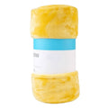 at Home Micro Plush 50" x 60" Yellow Throw