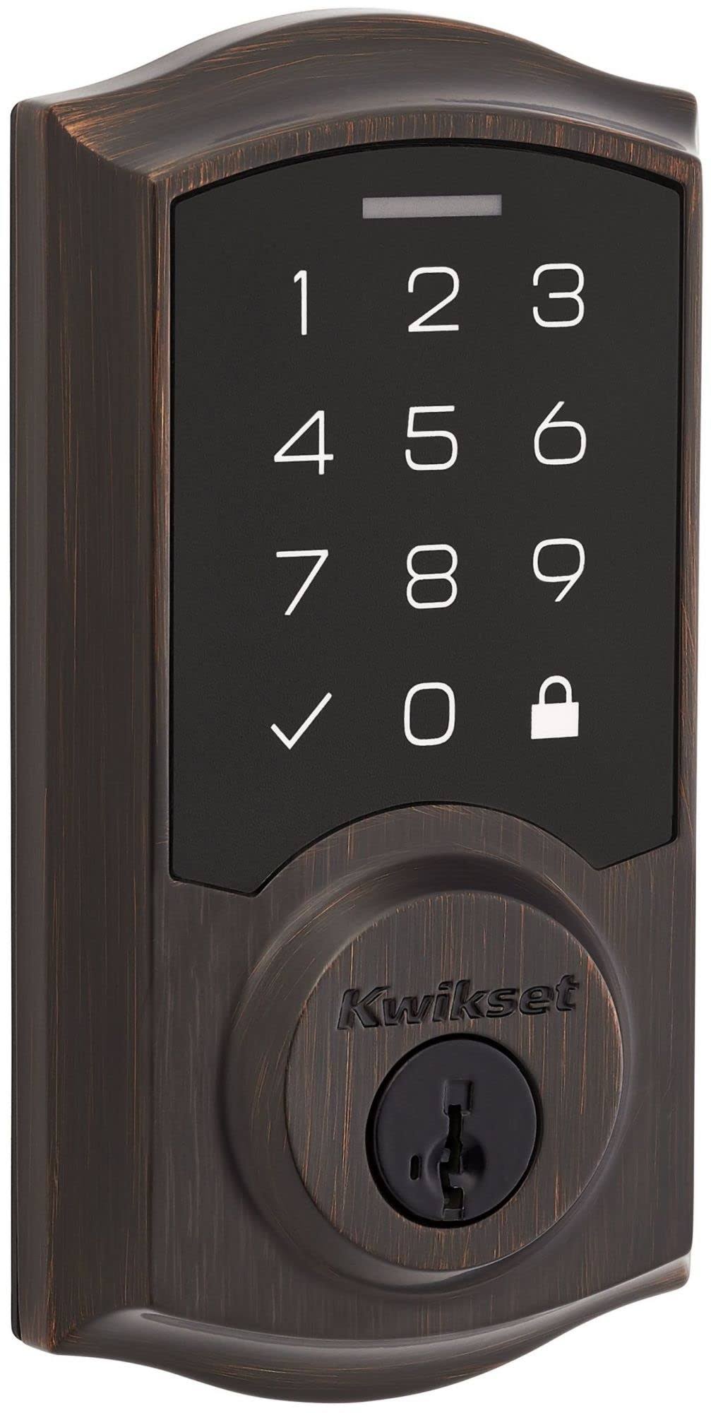Kwikset SmartCode Traditional Electronic Deadbolt Venetian Bronze
