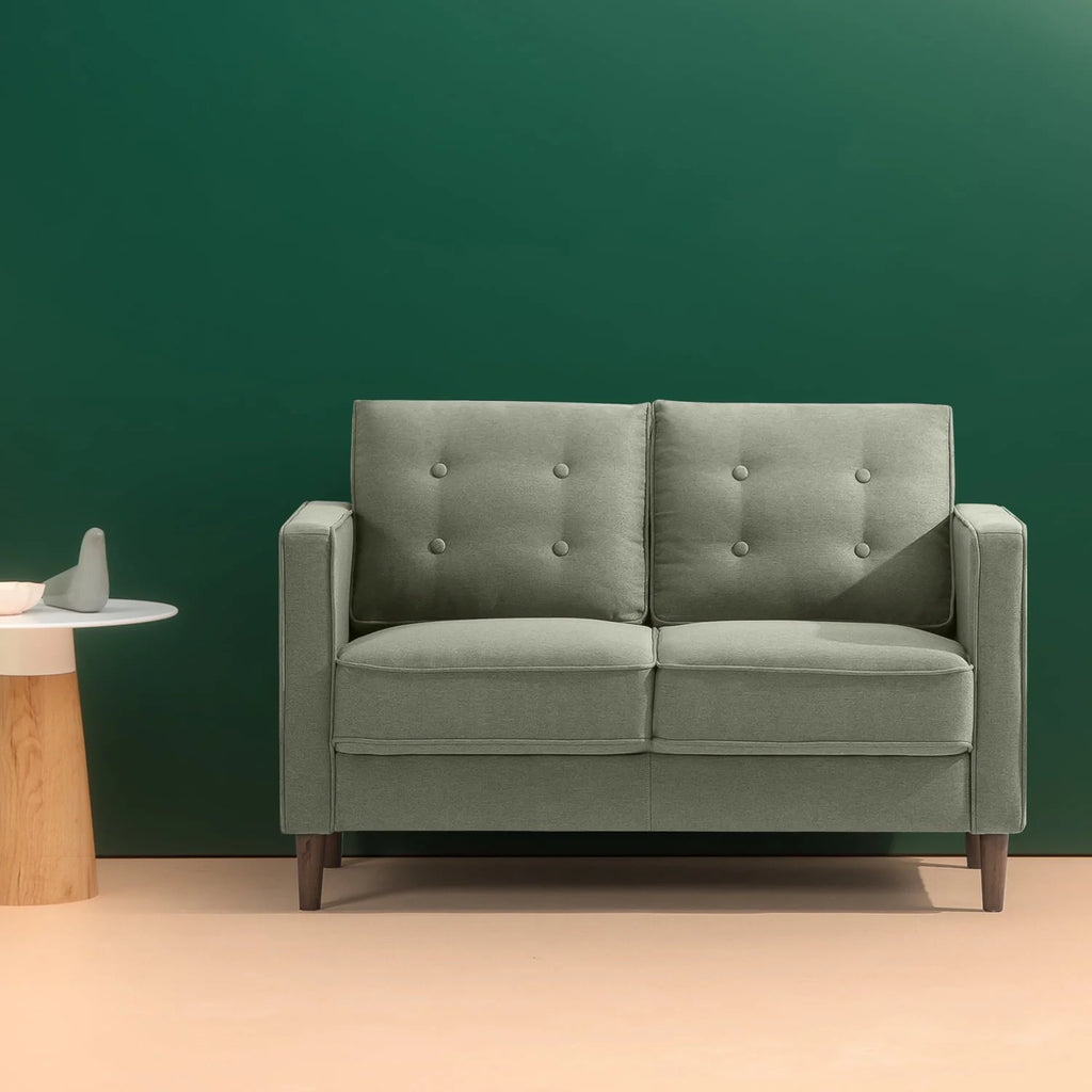 Zinus Lauren 2 - Seater Loveseat, Pear Green