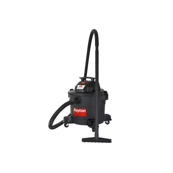 Dayton Contractor Wet/Dry Vacuum, 10 Gal, 1, 200 W 61HV83