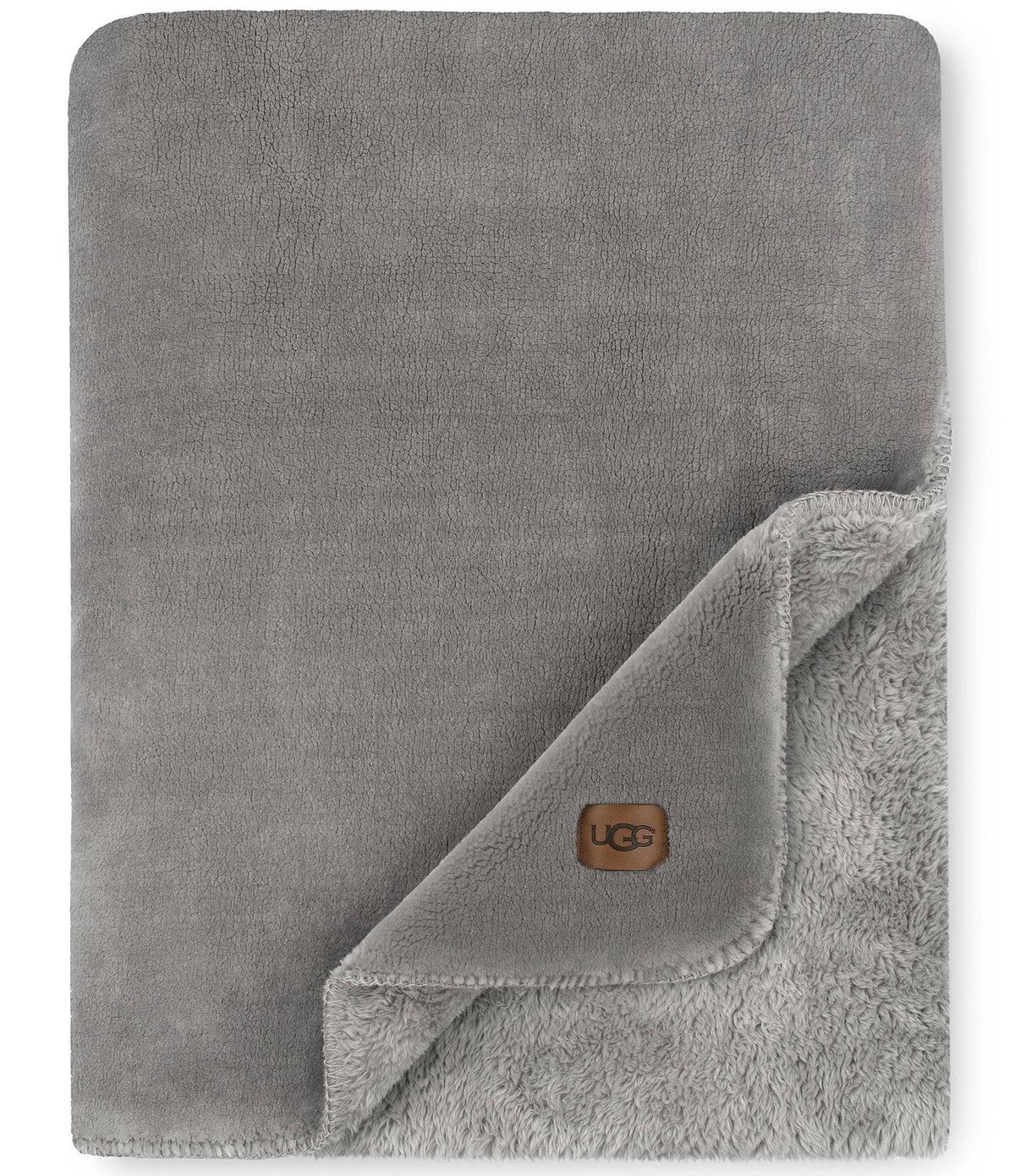 Ugg Whitecap Plush Throw Blanket - Seal Grey