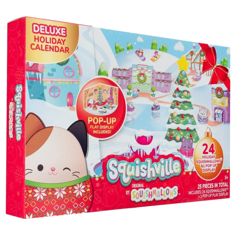 Squishmallows' Squishville 2" Holiday Calendar Plush 24pk