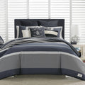 Nautica Rendon Duvet Cover Set Full/Queen Charcoal
