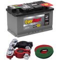 Everstart Platinum AGM Automotive Battery, Group Size H7 / LN4 / 94R 12 Volt, 850 CCA with Top Post Epoxy Battery Terminals