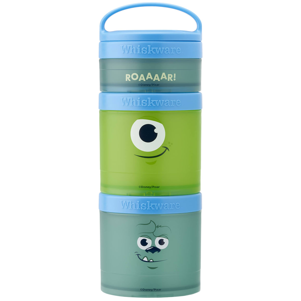 Whiskware Pixar Stackable Snack Pack Containers - Monsters Inc.