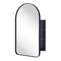 Recessed Medicine Cabinet Finish: Black, Size: 30" H x 20" W x 5.08" D