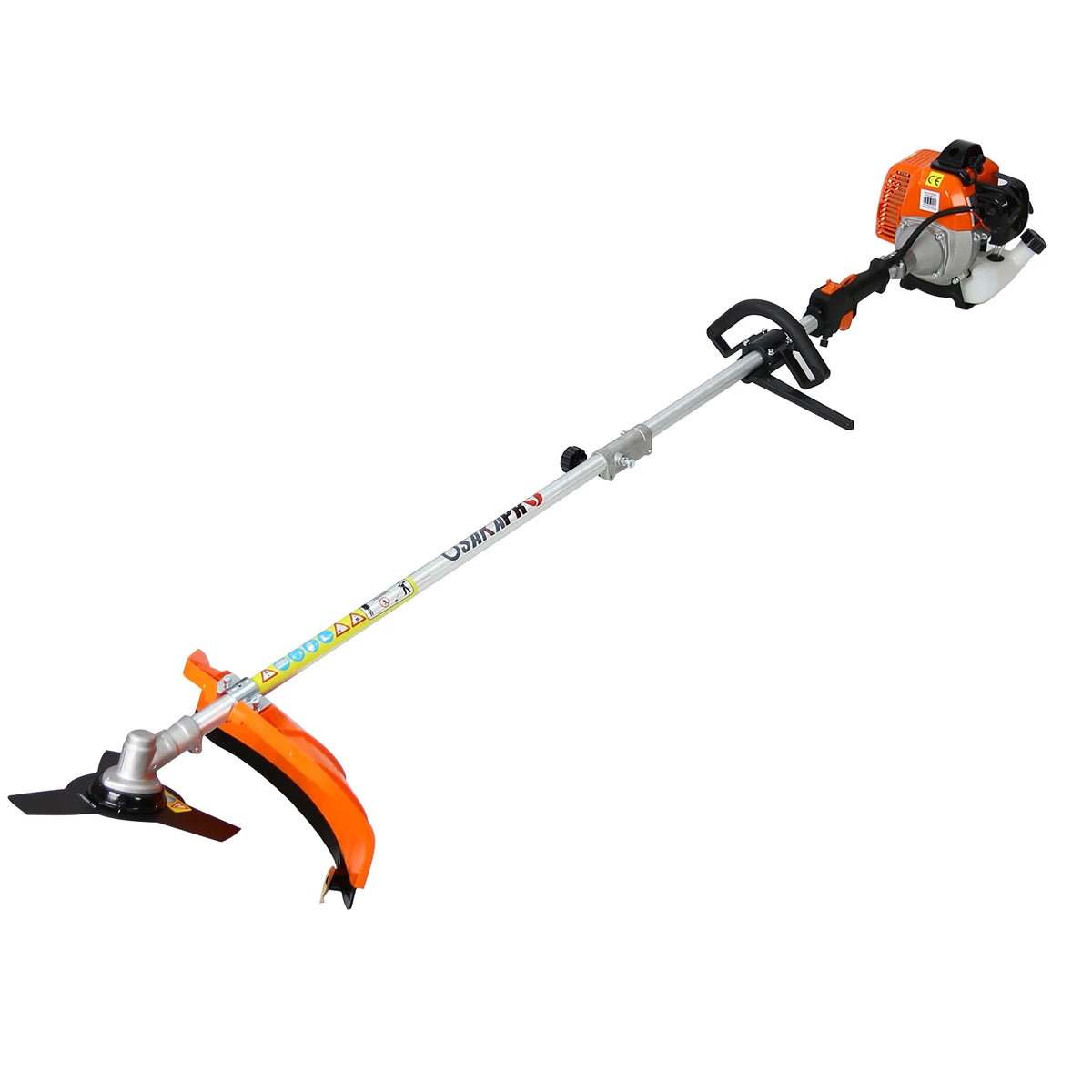 Legahome 4 in 1 String Trimmer, Gas Powered Weed Eater Multi - Functional Trimming Tool for Lawn Care, 33CC 2 - Cycle Grass Trimmer with Gas Pole Saw, Hedge Trimmer, Grass Trimmer, Brush Cutter, Orange