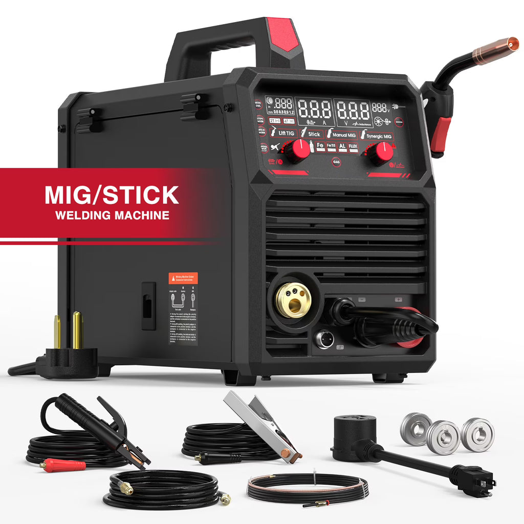 Yeswelder MIG - 205DS PRO 4 - in - 1 Welding Machine, 205amp, 110/220V, 16.14 x 7.87 x 14.57 in, 34.2 lb