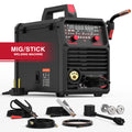 Yeswelder MIG - 205DS PRO 4 - in - 1 Welding Machine, 205amp, 110/220V, 16.14 x 7.87 x 14.57 in, 34.2 lb