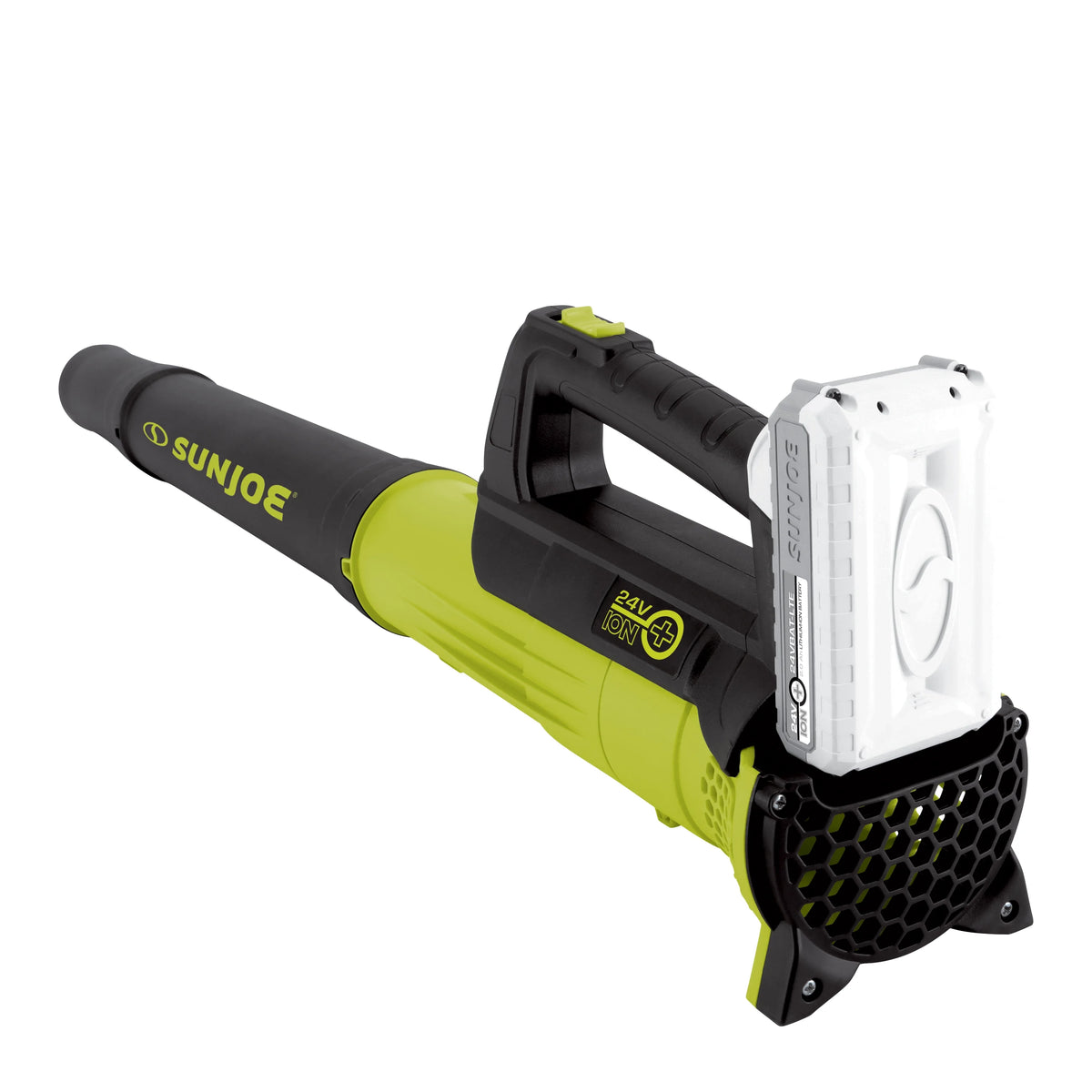 Sun Joe 24V Cordless Garden Combo Kit W/ Leaf Blower, Grass Trimmer, & Hedge Trimmer, 2 x 2.0 - Ah Batteries + Charger