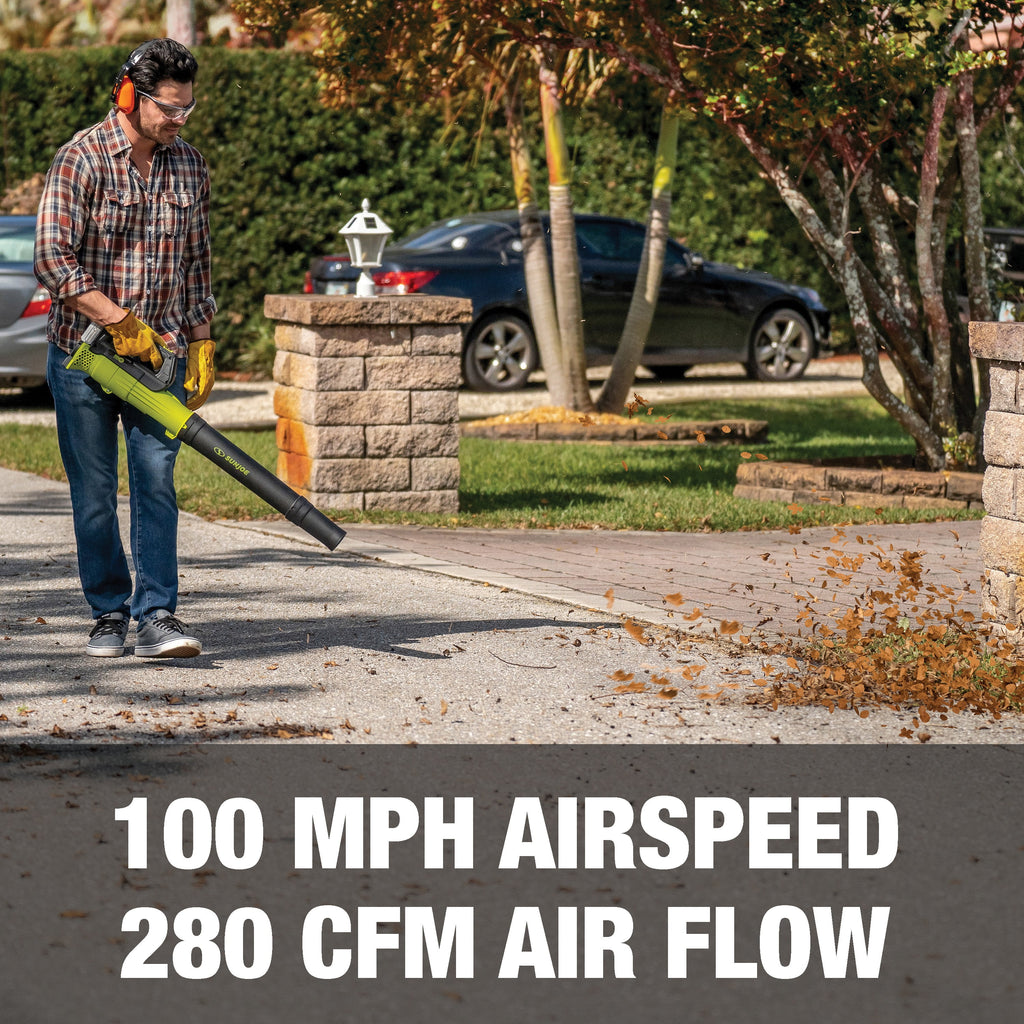 Sun Joe 24V Cordless Garden Combo Kit W/ Leaf Blower, Grass Trimmer, & Hedge Trimmer, 2 x 2.0 - Ah Batteries + Charger