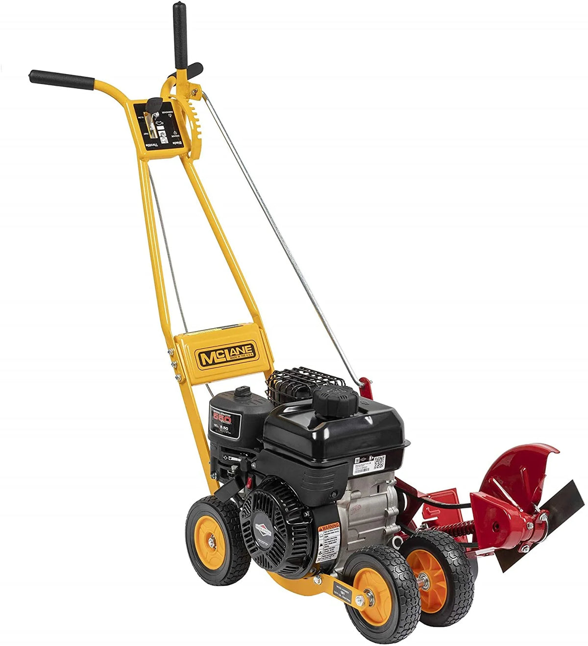 101-5.5GT-7Gas Powered Lawn Edger. 5.50 Gross Torque/3.5 HP B&S Engine 7 Wheels