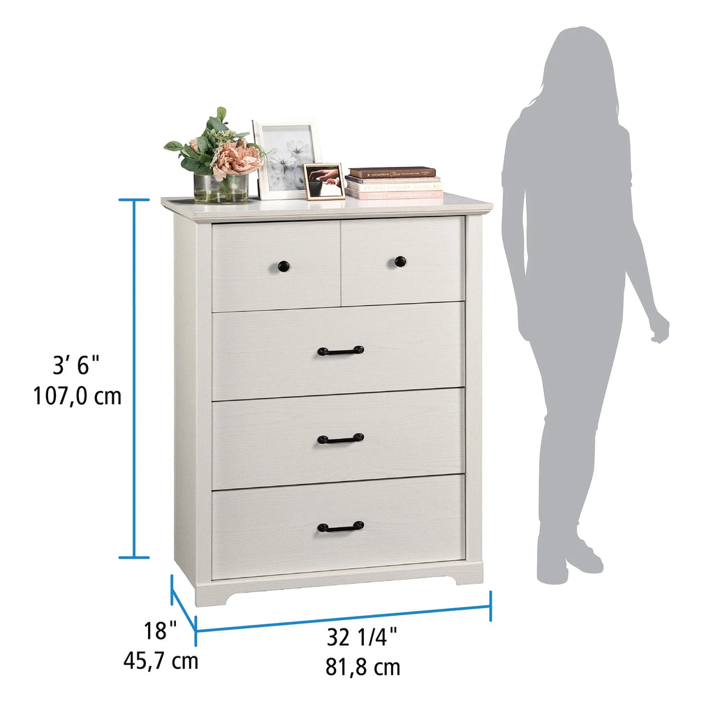 Mainstays Harrington 4 Drawer Dresser, Washed Oak Finish