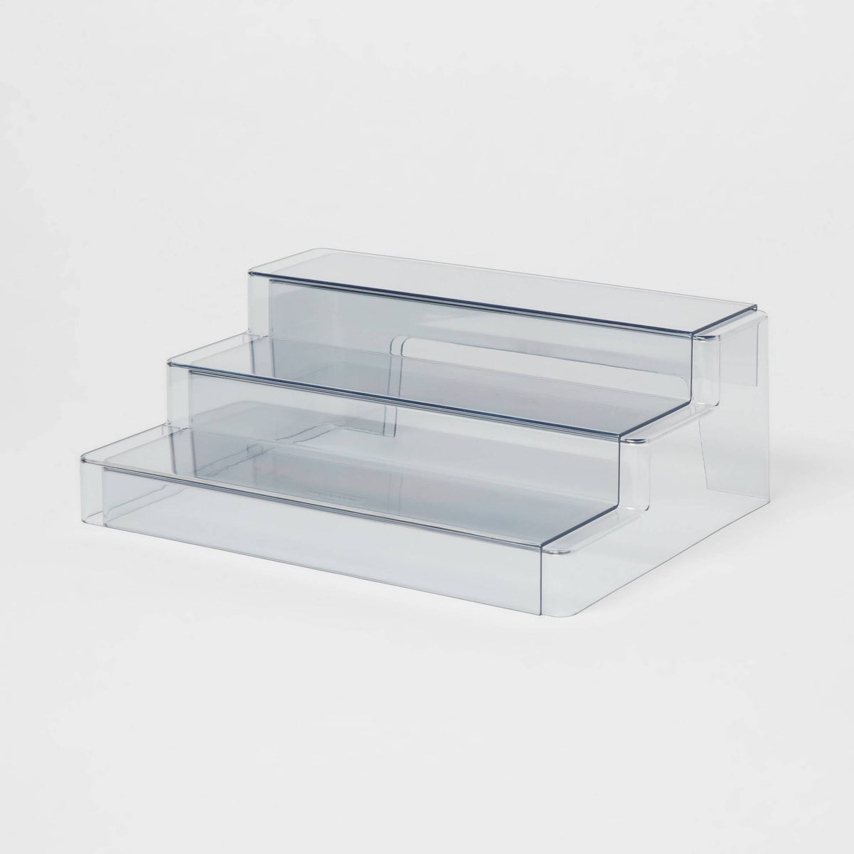 Plastic 3-Tier Expandable Shelf Clear - Brightroom