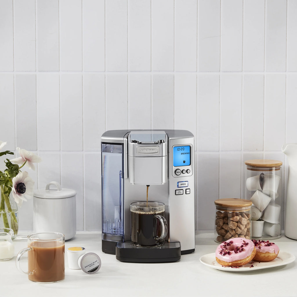 Cuisinart Premium Single Serve Brewer + Hot Water Coffee - Maker Combo