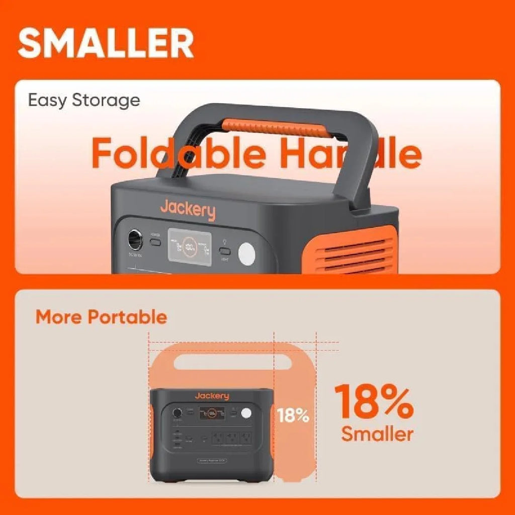 Jackery Explorer 1000 V2 Portable Power Station and 5m DC Extension Cable, 1060wh LiFePO4 Battery, 1500W AC/100W USB - C Output, 1 Hr Fast Charge, Solar Generator for Camping, Emergency, Off - Grid Living