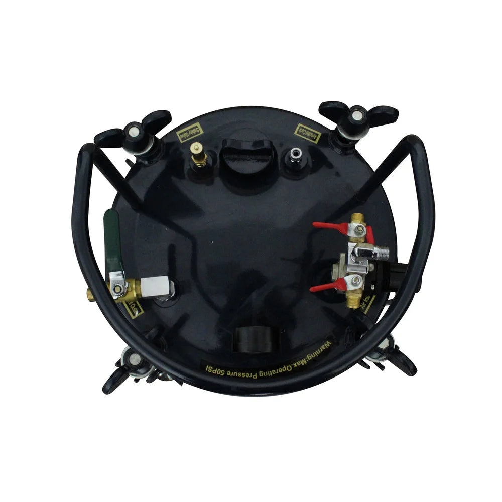California Air Tools CAT - 365C 5 Gallon 80 PSI Oil - Free Vertical Dolly Pressure Pot