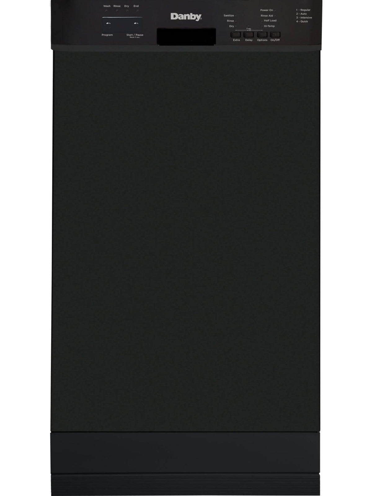Danby DDW18D1EB 18-inch Built-In Dishwasher, Black