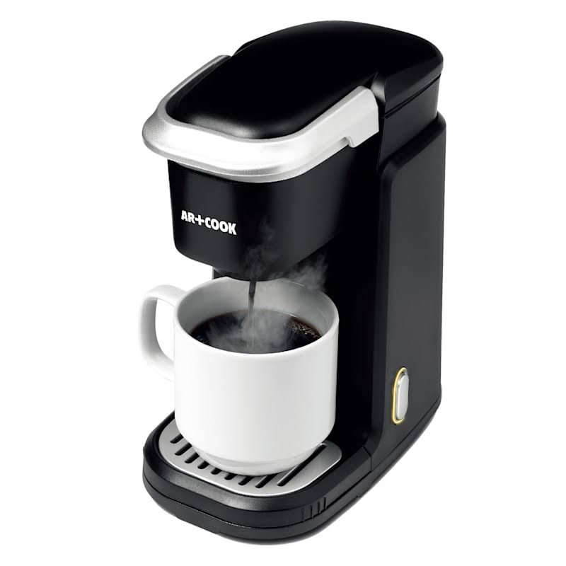 Art & Cook Single Serve Coffee Maker - Black