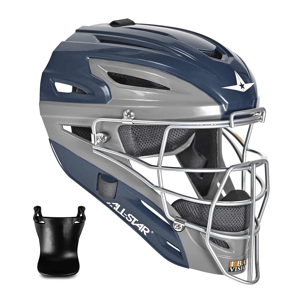 All - Star Sports S7 Axis Ages 12 - 16 Protective Baseball Catchers Gear, Navy