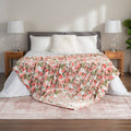 Berkshire Blanket-Classic Heavyweight Warm Soft Printed VelvetLoft Plush Blanket, King Size Soft Fuzzy Blanket for Couch Sofa Bed, Abstraction Pink