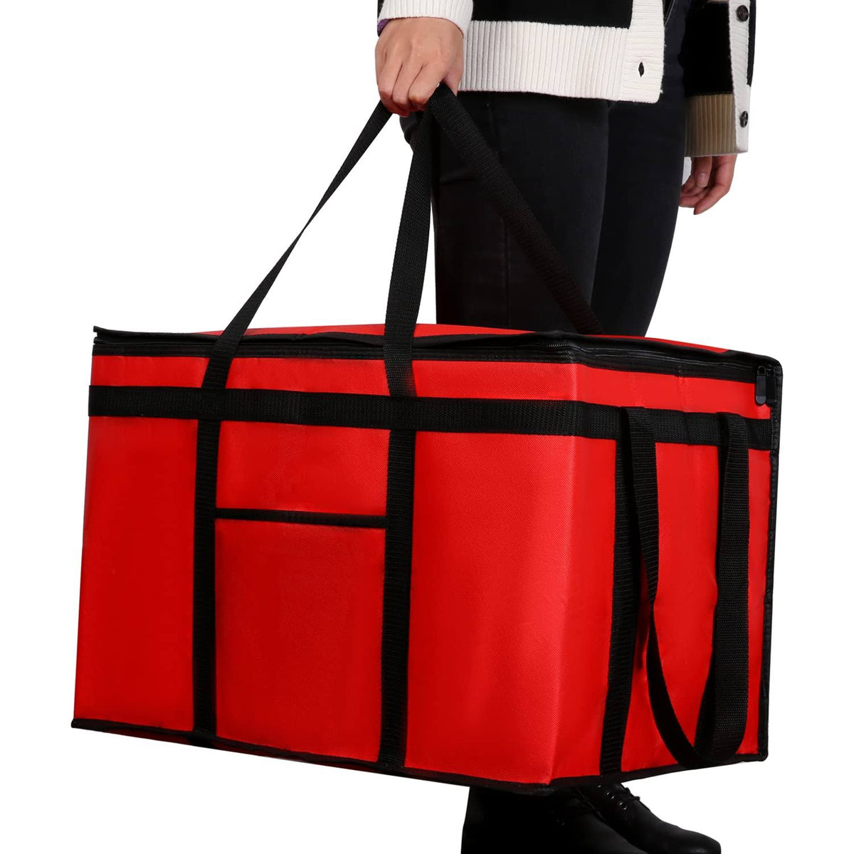 musbus 2 Pack Extra Large XXXL Insulated Food Delivery Bag Cooler Bags Keep Food Warm Catering Therma for Doordash Catering Cooler Bags Keep Food