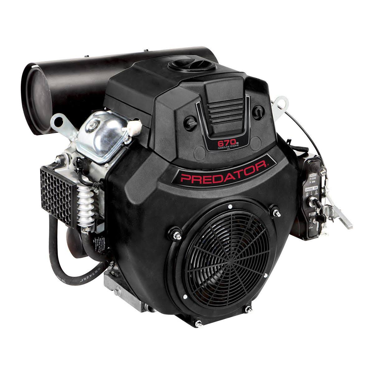 Predator 22 HP (670cc) V-Twin Horizontal Shaft GAS Engine, EPA 61614
