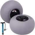 VEVOR Beach Balloon Wheels 13" Replacement Sand Tires TPU Cart Tires for Kayak Dolly Canoe Cart and Buggy w/Free Air Pump 2-Pack