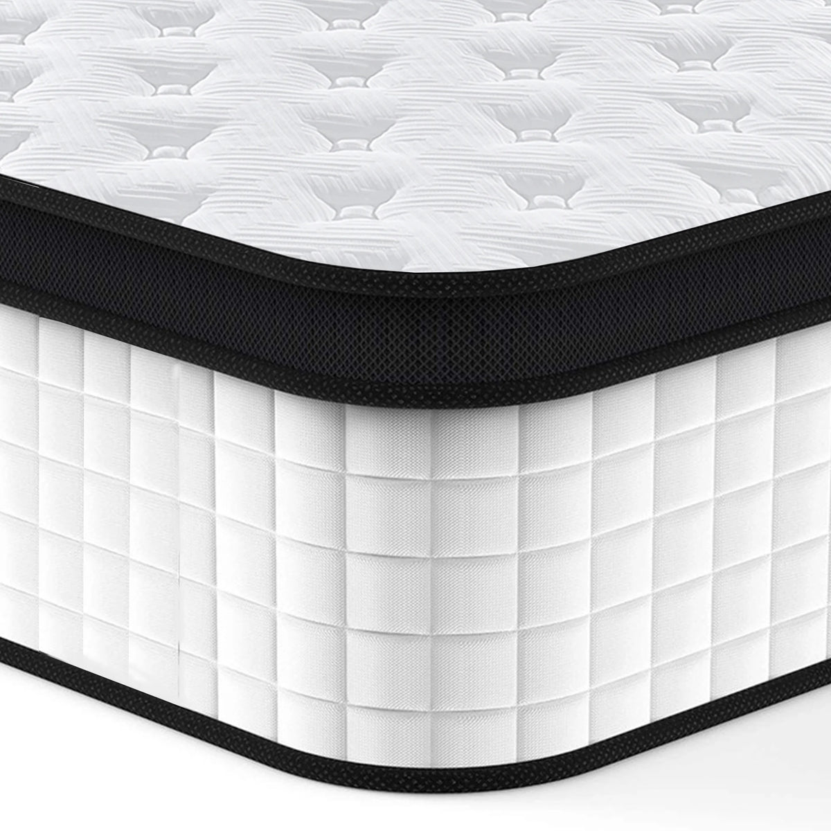 Full Mattress, Holaki 12" Hybrid Memory Foam Individual Pocket Spring Hybrid Mattress in a Box with Gel Memory Foam, Medium Firm, Pressure Relief, Breathable Comfort Cool Cover, Certipur - US