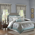 Madison Park Brystol 24 Piece Room in A Bag Teal / Queen