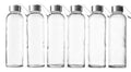 Epica 18-oz. Glass Beverage Bottles, Set of 6 (beverage Glasses + Carrying Loop Caps)