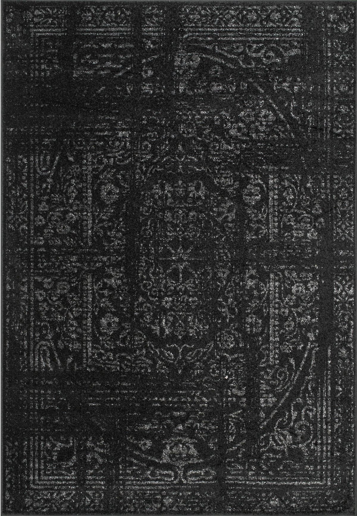 nuLOOM Vintage Arlena Black 3' x 5' Area Rug