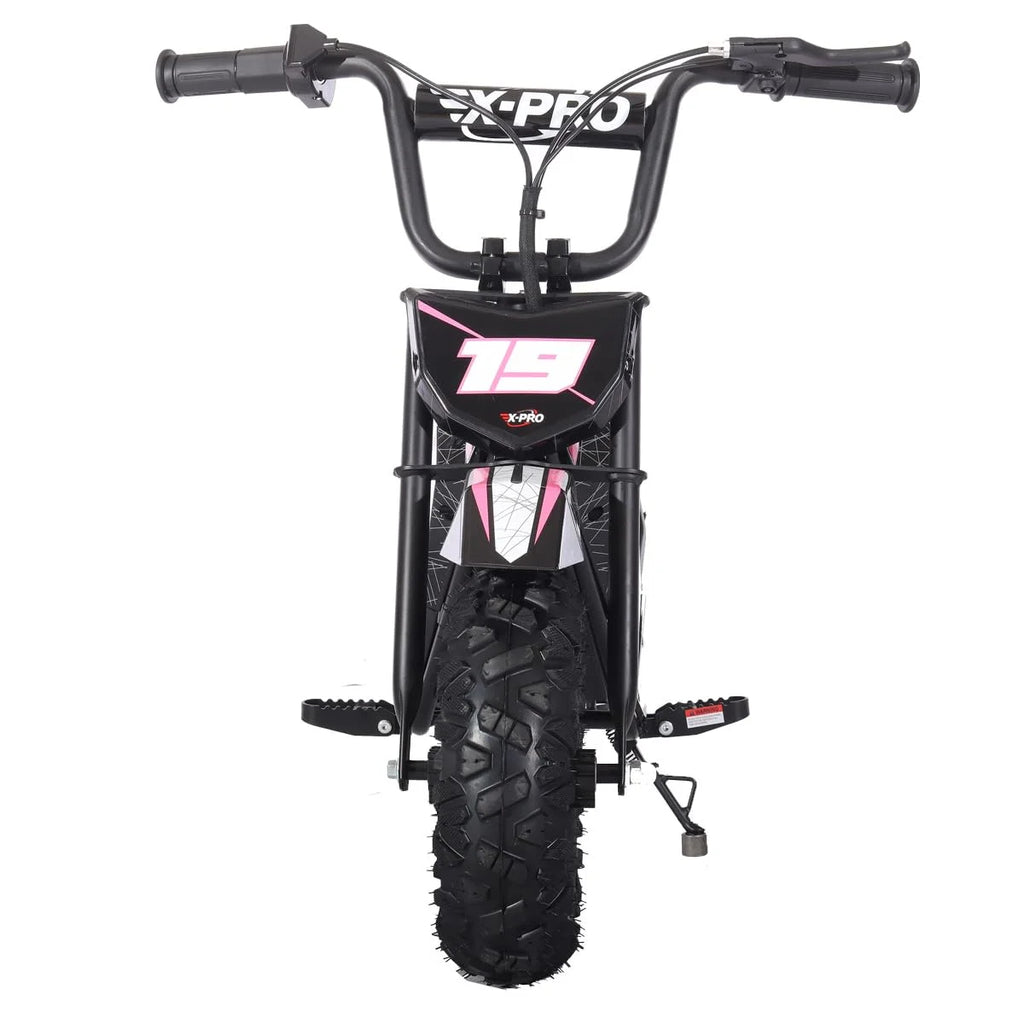X - Pro XP250E 250W 24V Electric Dirt Bike with Chain Drive! 6.5" Wheels! Rear Disc Brakes!