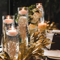 36pcs Faux Flowers for Floating Candles, Floating-Effect Flowers for Vase Filler, Cylinder Vase Fillers Centerpiece Table Decorations for Wedding,