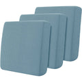 Hokway Stretch Couch Cushion Slipcovers Reversible Cushion Protector Slipcovers Sofa Cushion Protector Coversr(3,Smoky Blue)