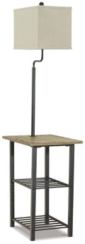 Ashley Shianne Black Metal Tray Lamp L734031