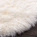 Mera Handmade Sheepskin White Area Rug AllModern Rug Size: Rectangle 2' x 5'