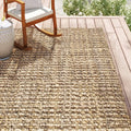 Leddy Hand-Woven Jute Natural Area Rug Bay Isle Home Rug Size: Runner 2'6" x 10'