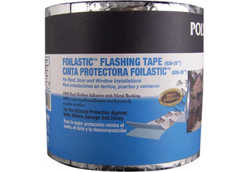 Polyken 626 Foilastic Aluminum Flashing Tape, 12 in x 50 ft Roll, 35 mil, Silver