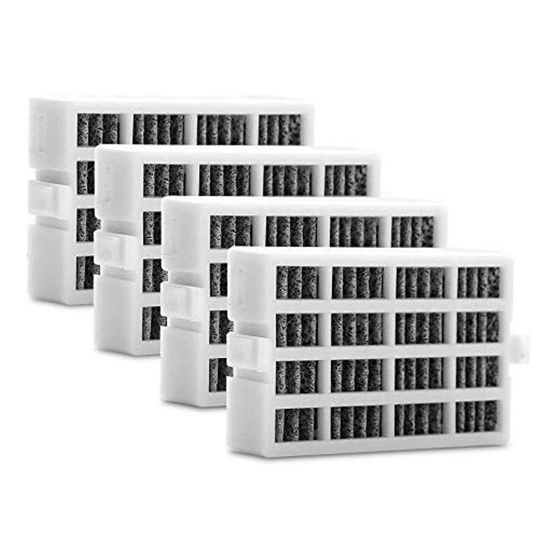 Qesaw W10311524 4 Pack Air Filter Replacement for Whirlpool Refrigerator 2319308, W10335147, W10335147A, W10335147, W10315189, 1876318, Air1,