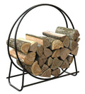 Panacea 40" Tubular Steel Log Hoop, Black